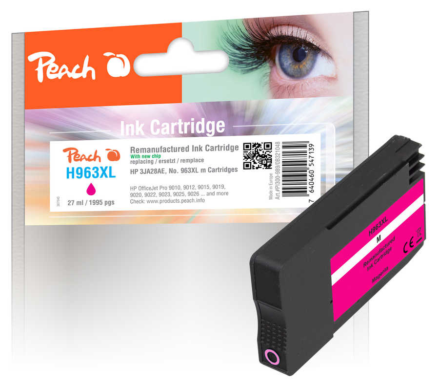 Peach 321048 ink cartridge 1 pc(s) Compatible High (XL) Yield Magenta