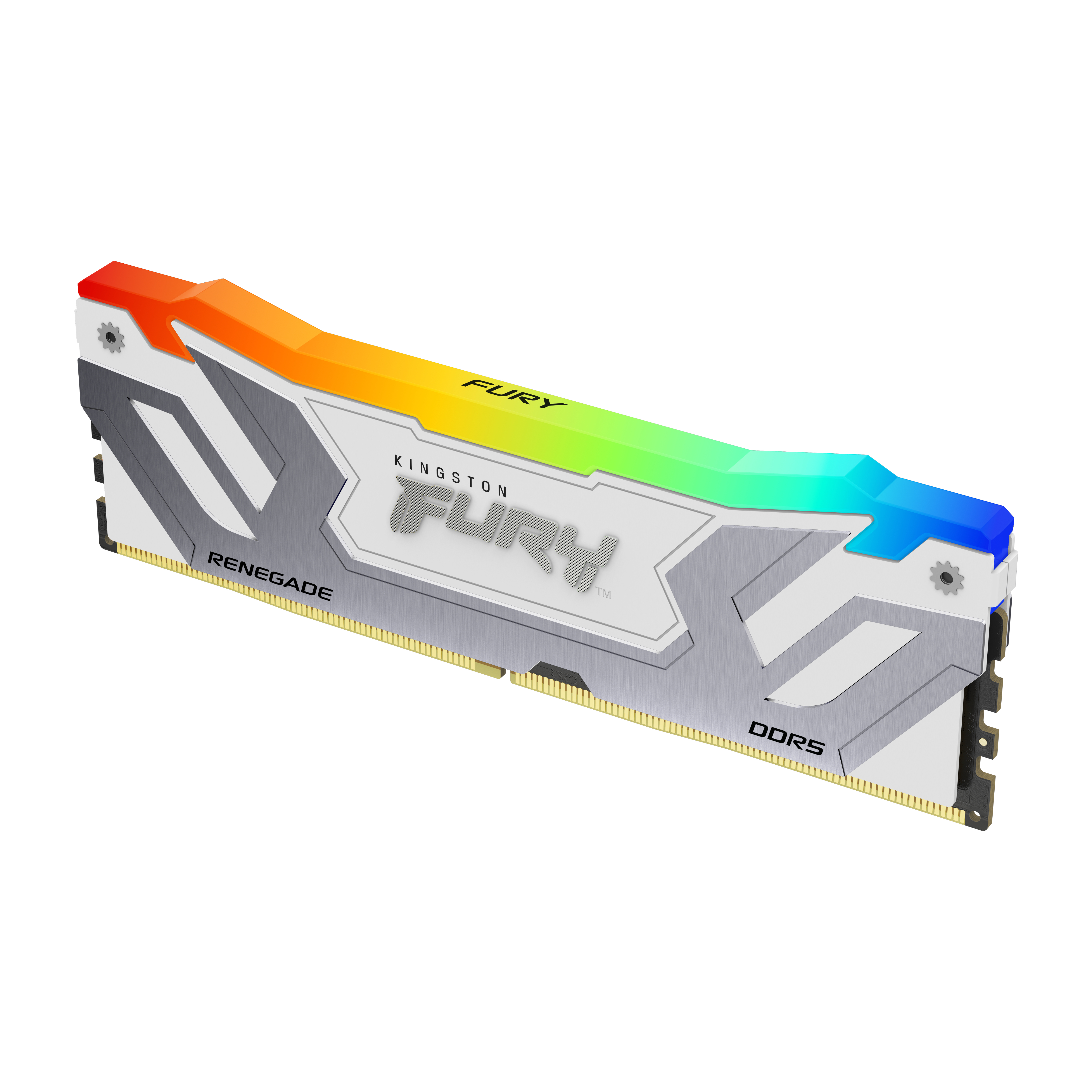 Memoria RAM Kingston FURY Renegade White RGB - DDR5 - 24GB - 8400MHz - UDIMM - Para PC - KF584CU40RWA-24 Memoria RAM Kingston FURY Renegade White RGB - DDR5 - 24GB - 8400MHz - UDIMM - Para PC - KF584CU40RWA-24
