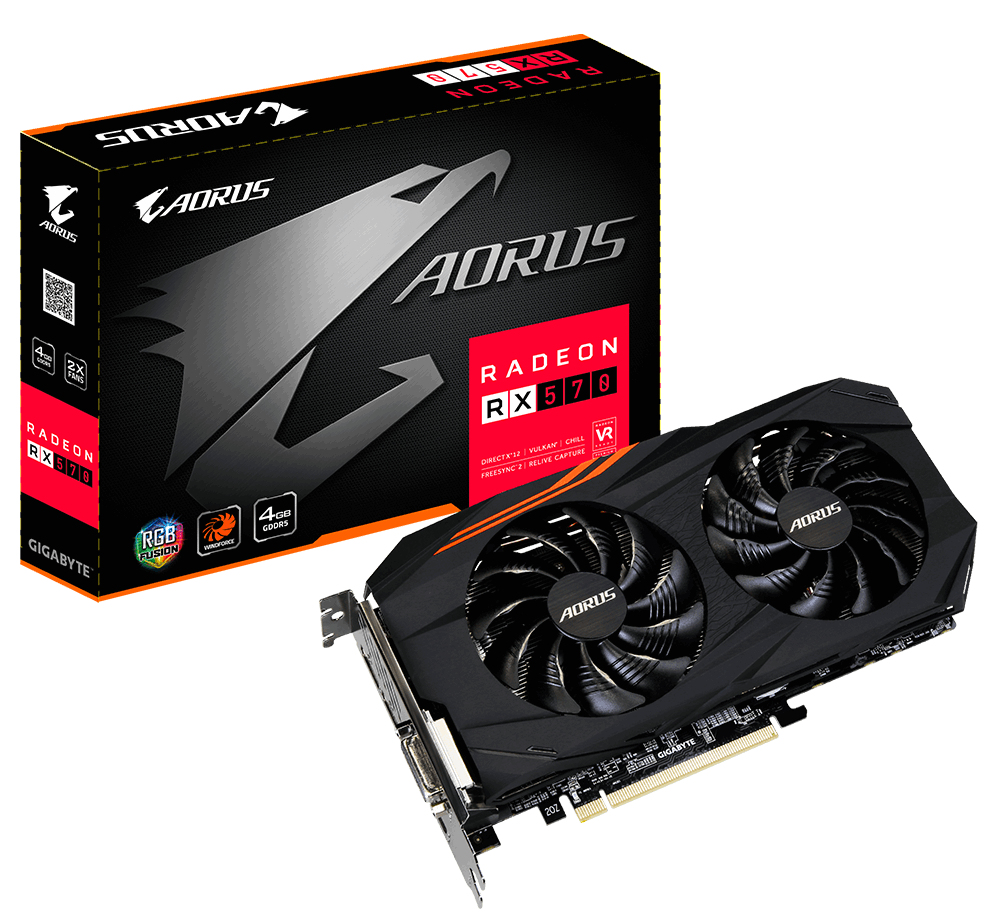 GIGABYTE AORUS Radeon RX570 – image 2
