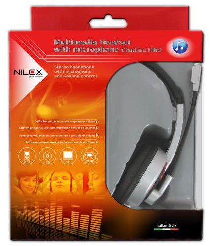 Nilox 10NXCM0000001 headphones/headset Wired Head-band Gaming – image 2