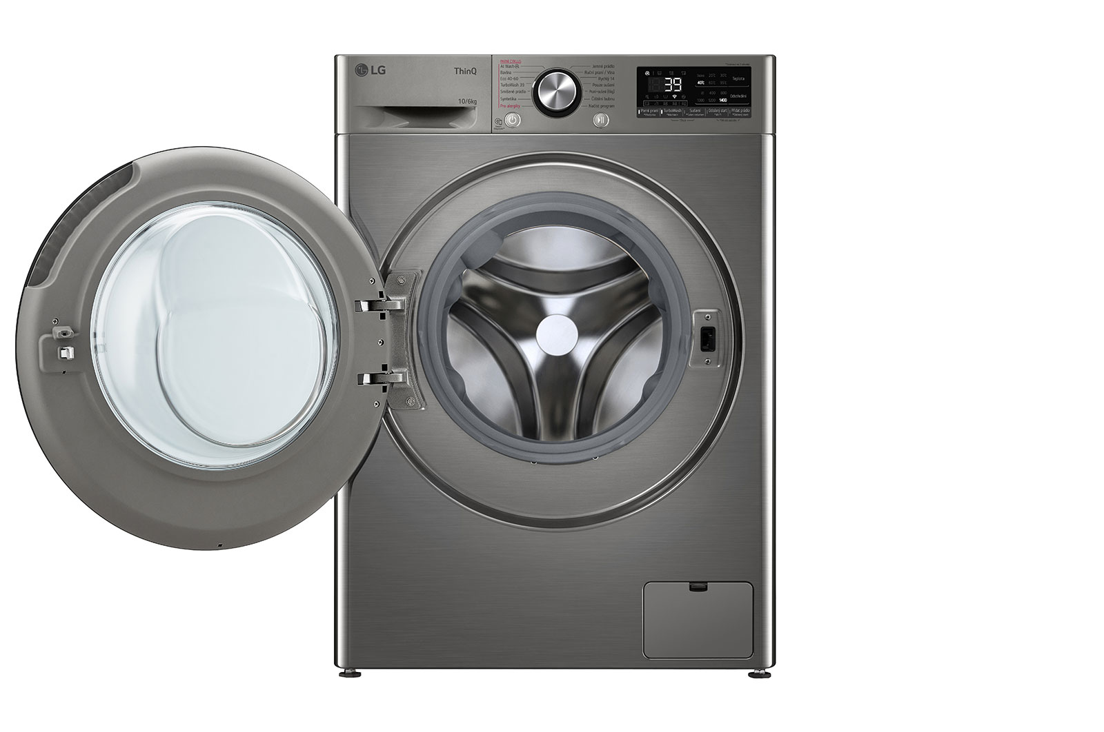 LG FCR7A06PG washer dryer Freestanding Front-load Silver – image 2