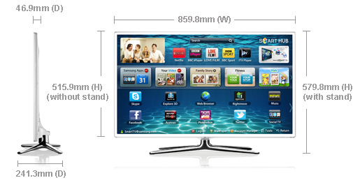 Samsung UE37ES6710U 94 cm (37") Full HD Smart TV Wi-Fi White – image 6