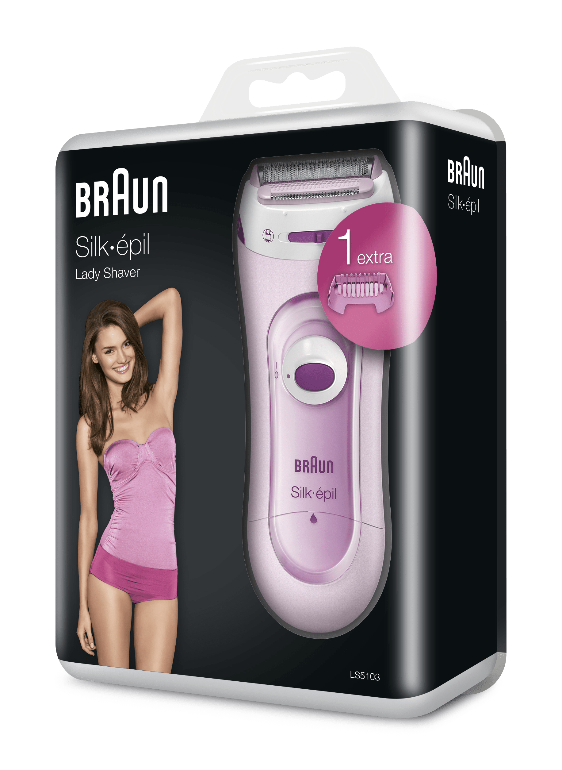 Braun 81682972 women's shaver 2 head(s) Trimmer Rose, Purple – image 2
