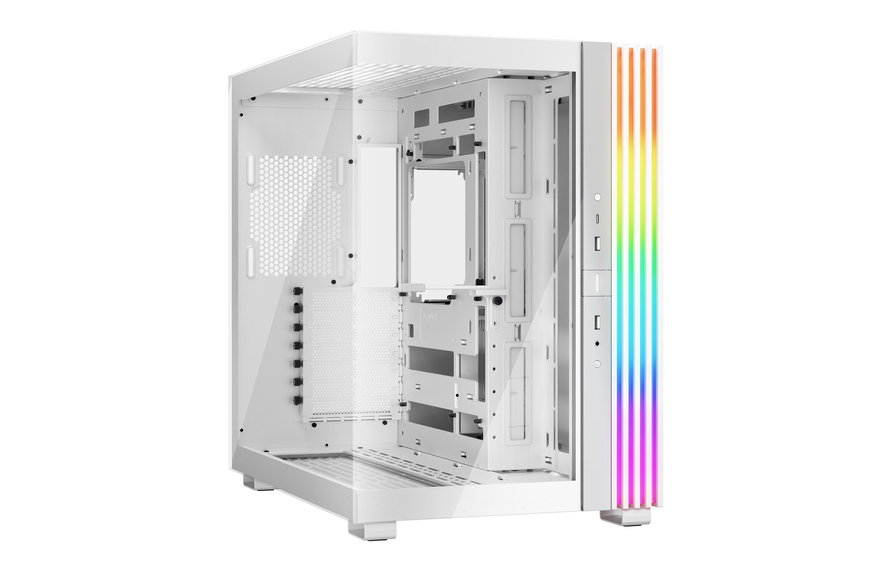Gabinete Gamer be quiet! LIGHT BASE 600 DX White - Media Torre - ATX/M-ATX/Mini-ATX - Panel Lateral - Blanco - BGW66