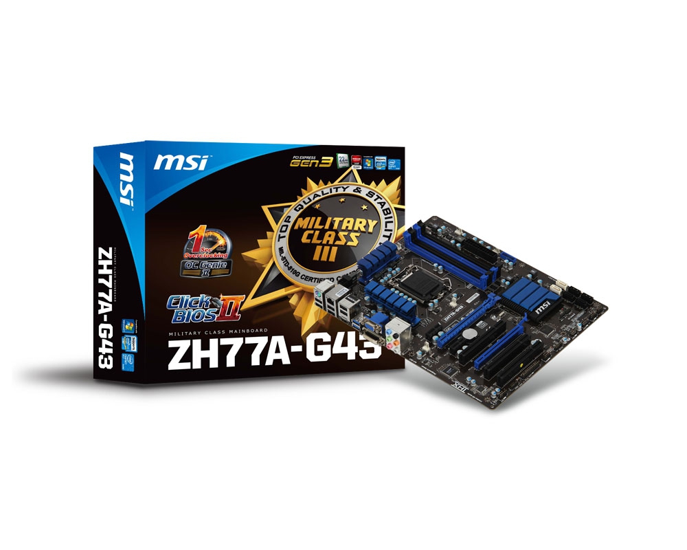 MSI ZH77A-G43 motherboard LGA 1155 (Socket H2) ATX – image 4