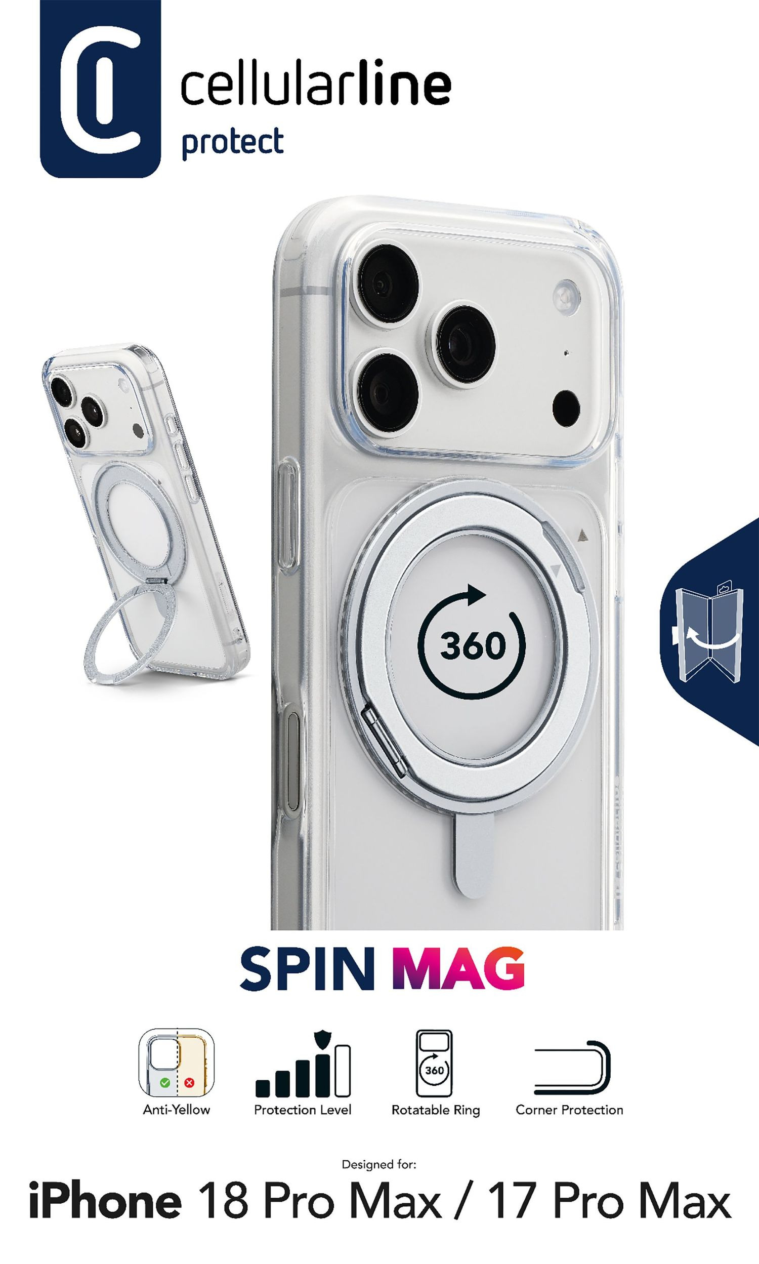 Cellularline SPIN MAG - IPHONE 17 PRO MAX / 18 PRO MAX – image 7
