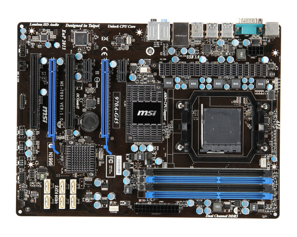 MSI 970A-G45 AMD 970 Socket AM3 ATX – image 2