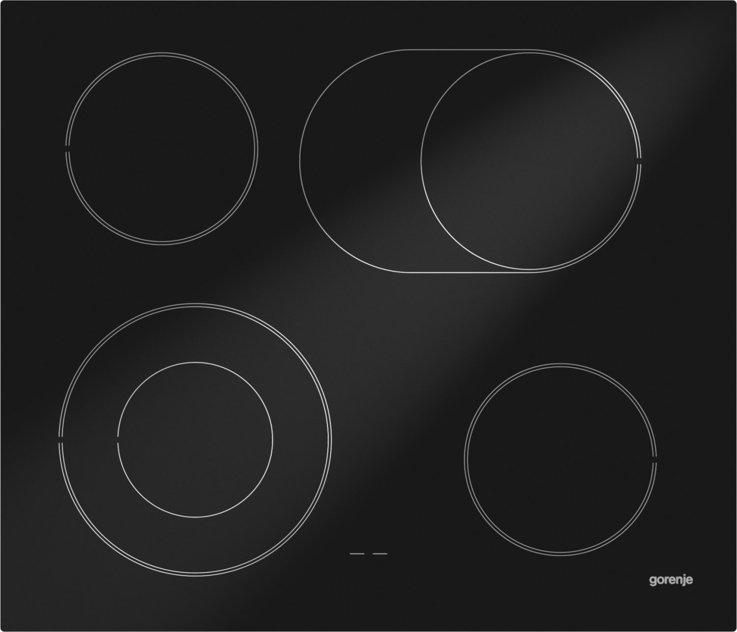 Gorenje ECD620SC Black Built-in 4 zone(s)