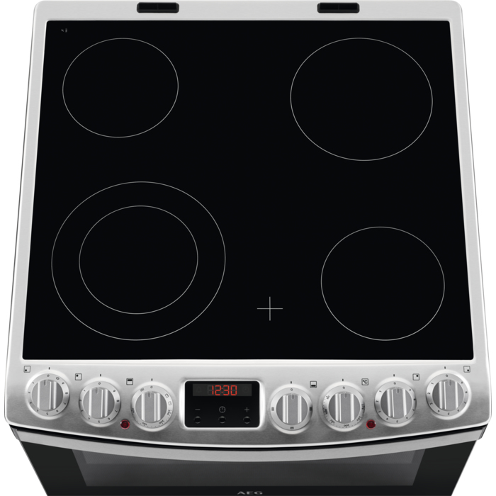 AEG CCB6760ACM Freestanding cooker Electric Ceramic hob Stainless steel – image 2