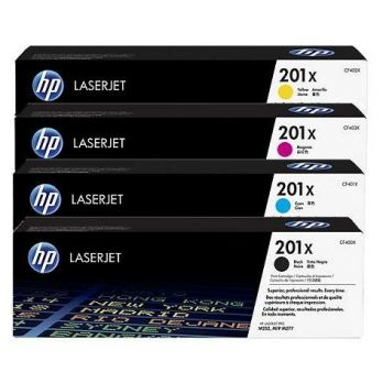 HP 201X BCMY Original LaserJet Toner Cartridges