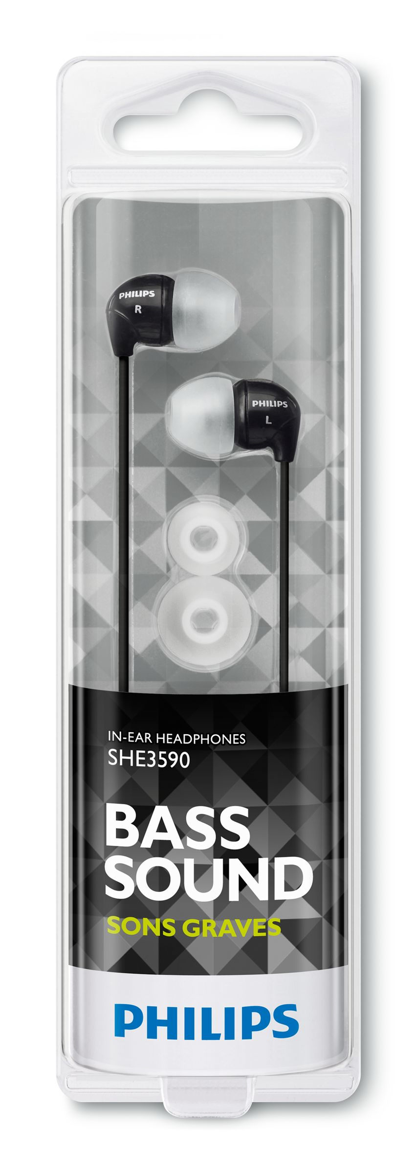 Philips In-Ear Headphones SHE3590BK/10 – image 3