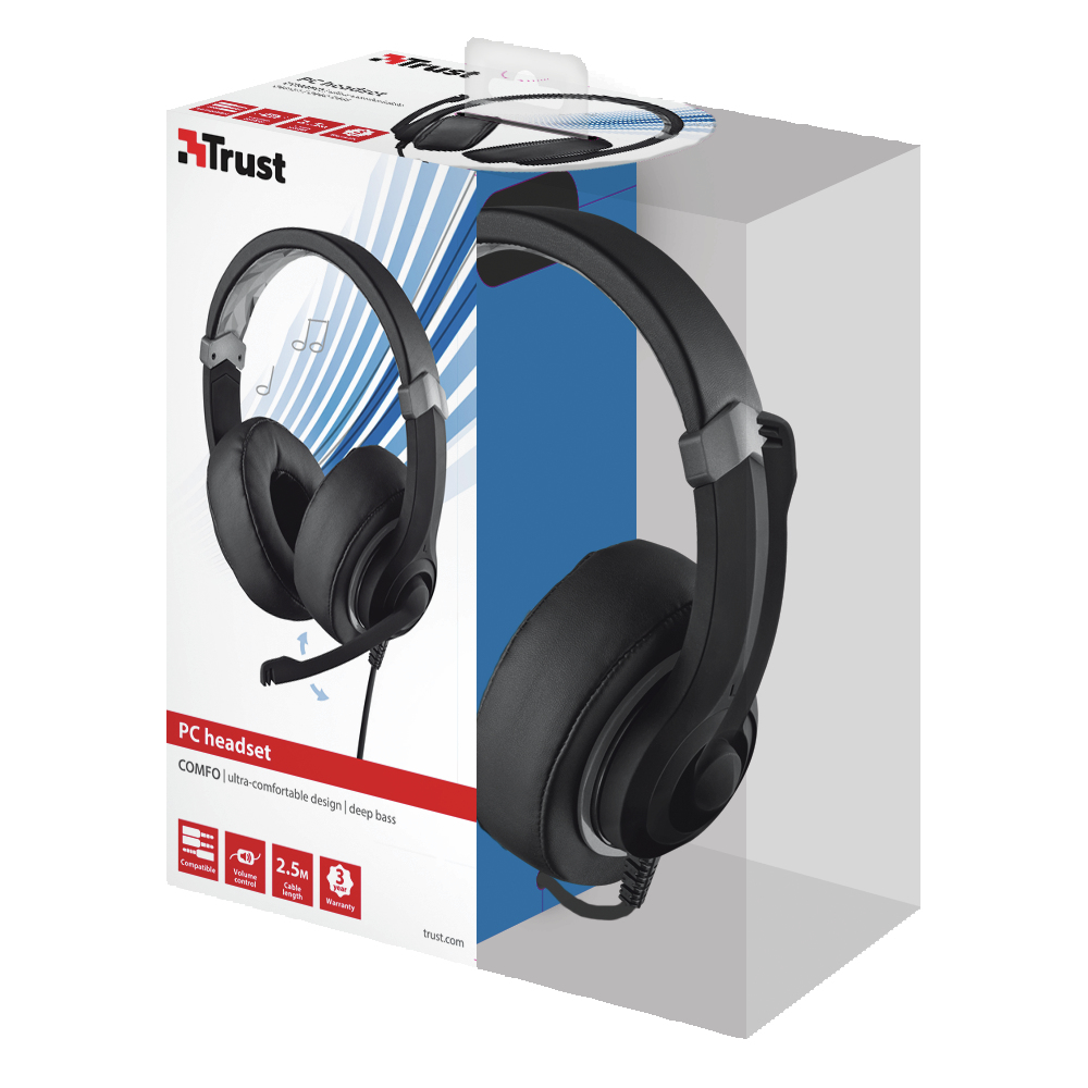 Trust 20180 headphones/headset Wired Head-band Gaming Black – image 7
