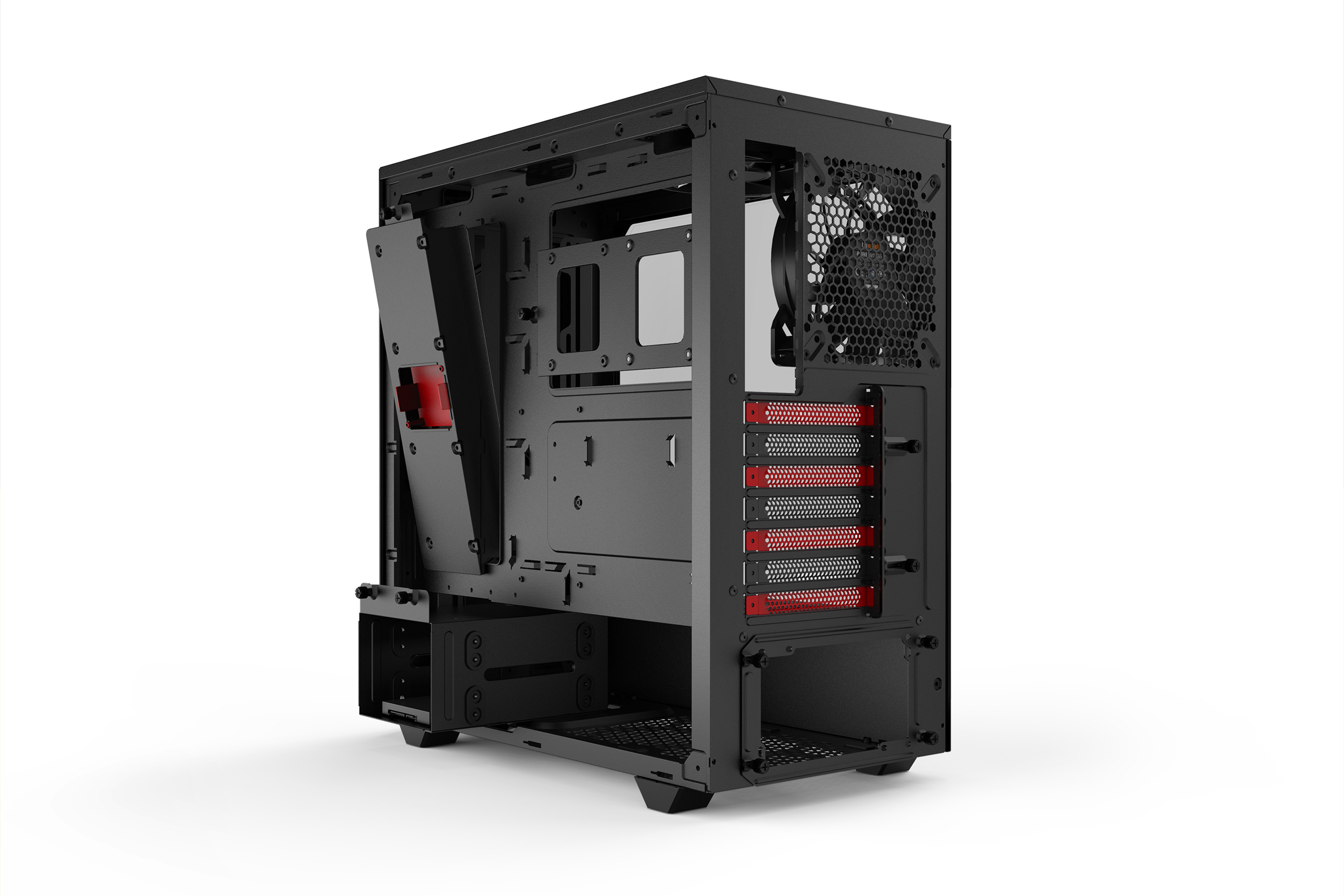be quiet! Pure Base 500DX Midi Tower Black, Red image 4