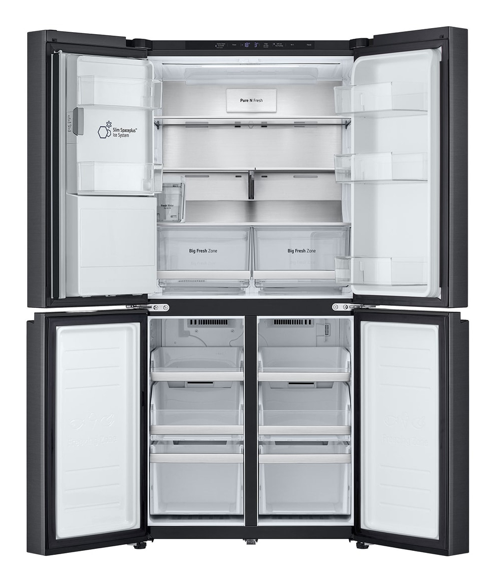 LG GF-LN500MBL side-by-side refrigerator Freestanding – image 3