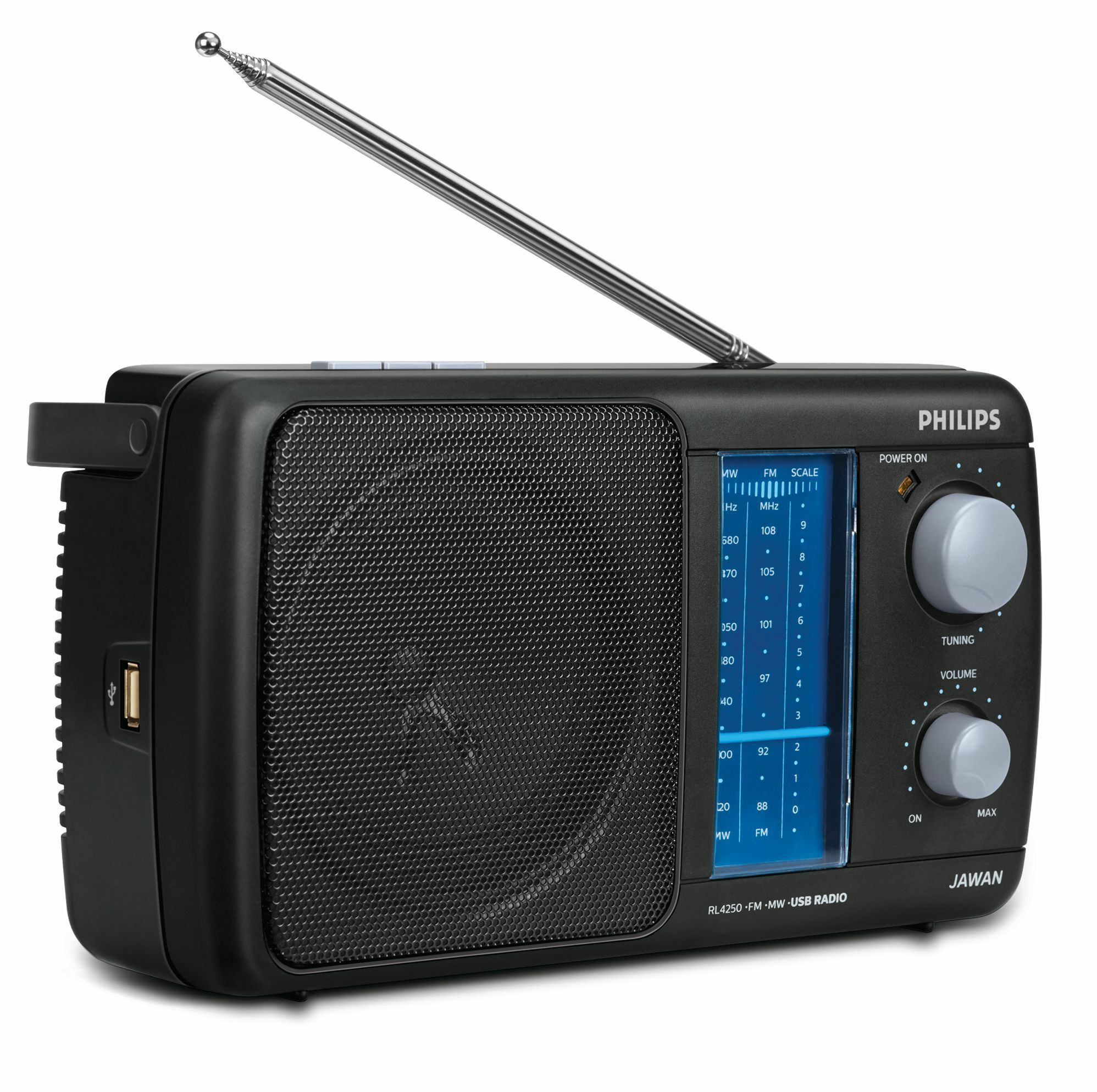 Philips RL4250/94 radio Portable Analog Black – image 1
