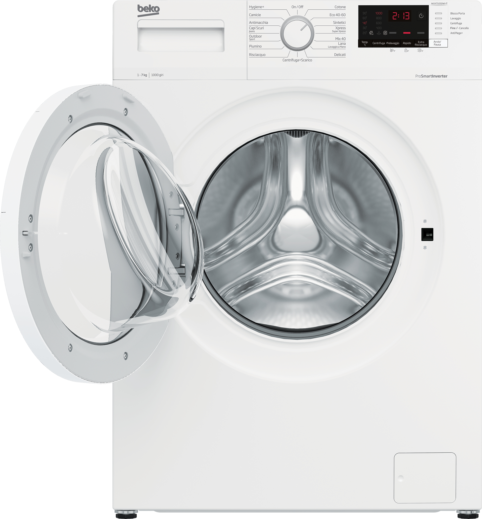Beko WUX71032WI-IT washing machine Front-load – image 3