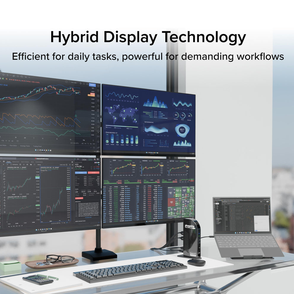 Plugable Technologies UD-3900C4 laptop dock/port replicator Wired USB 3.2 Gen 2 (3.1 Gen 2) Type-C Black – image 7