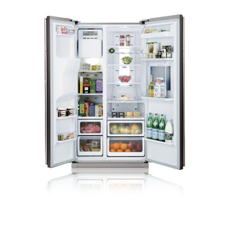 Samsung RSH5PTMH side-by-side refrigerator Freestanding – image 2