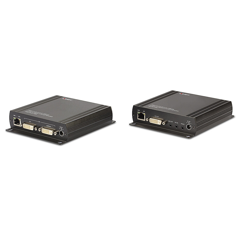 Lindy 140m Cat.6 DVI-D, USB, Audio and RS-232 KVM Extender – image 5