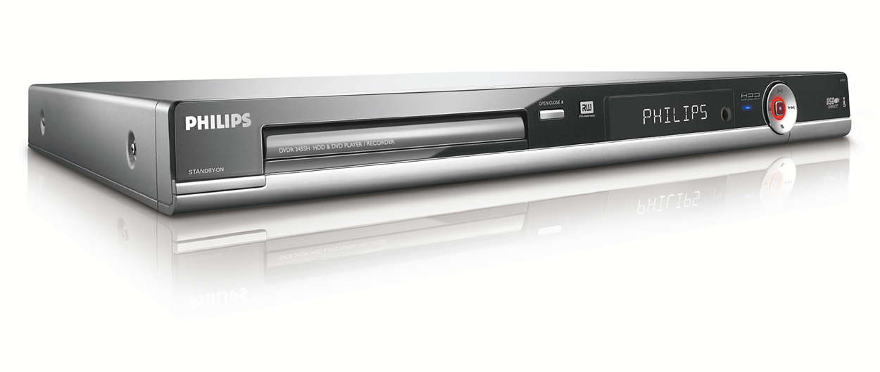 Philips DVDR3455H 160 GB Hard Disk/DVD Recorder – image 1