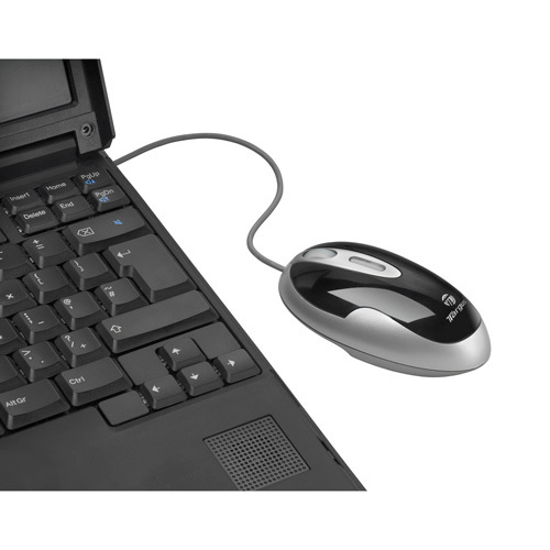 Targus Optical USB Notebook Mouse, Black/Silver – image 2