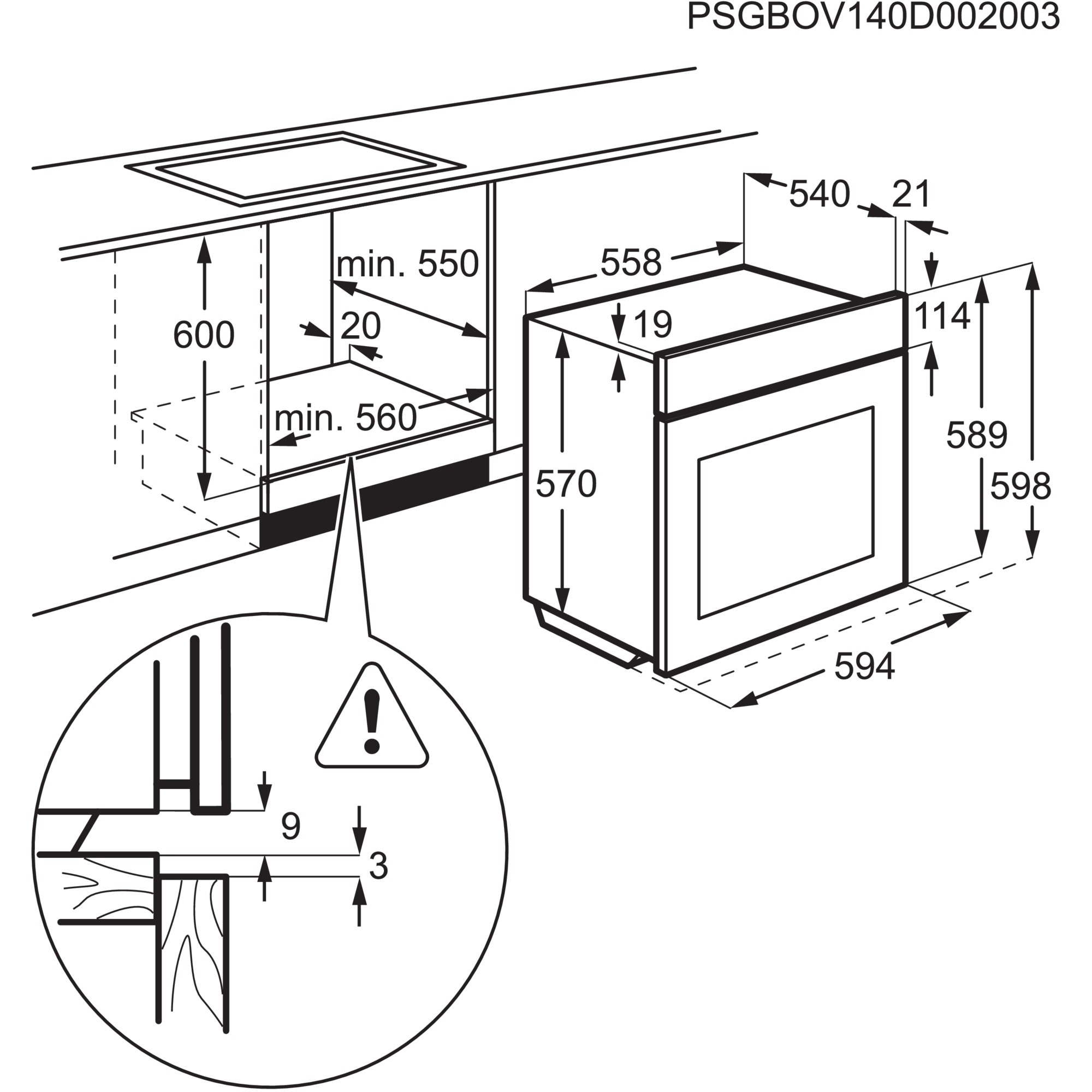 Electrolux EZB3430AOX 57 L 2500 W Stainless steel – image 3