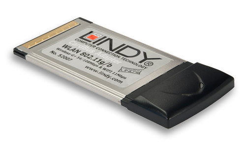Lindy Wireless LAN CardBus Adapter - 802.11g+, 108Mbps