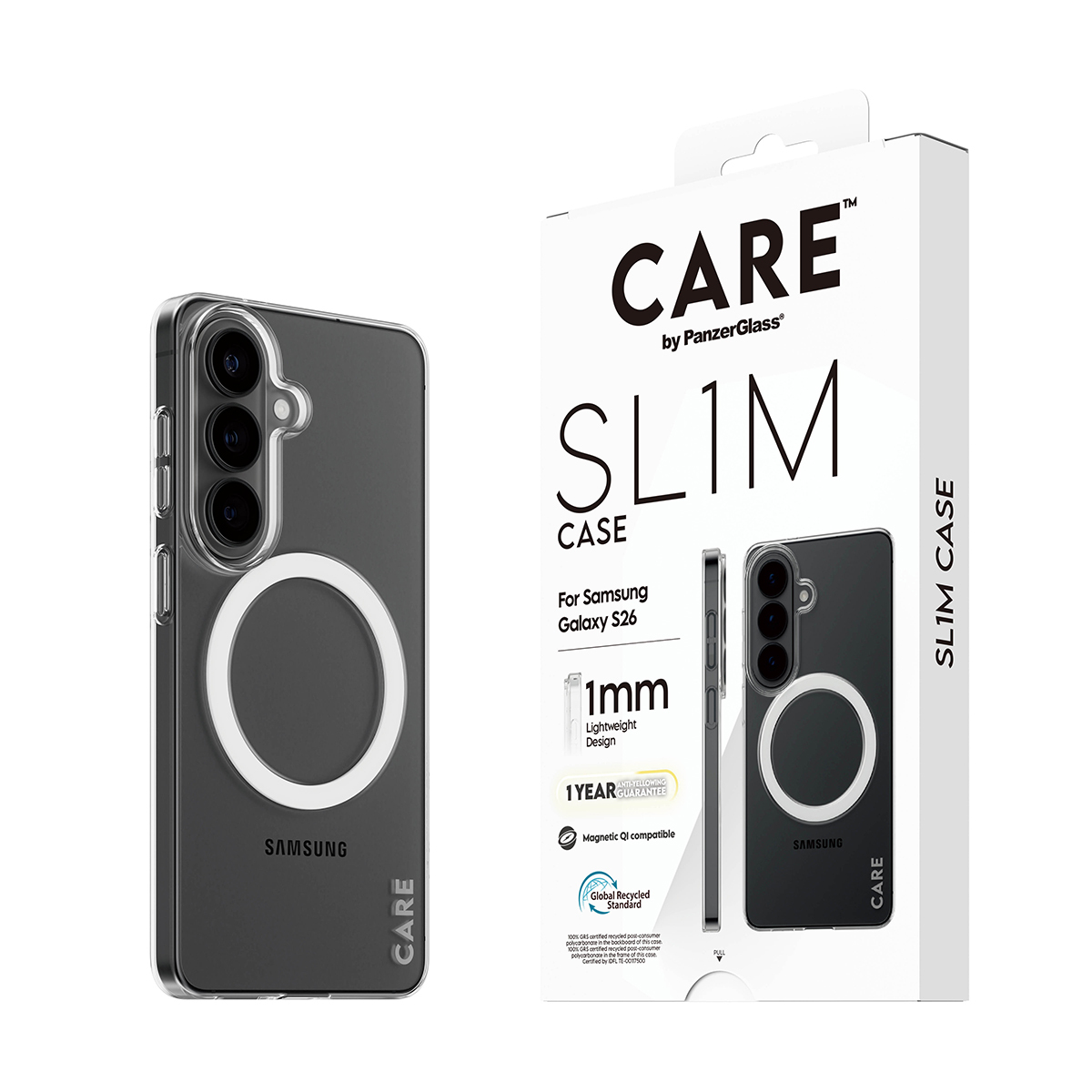 PanzerGlass CARE™ by PanzerGlass® SL1M Case Transparent w. Qi Samsung Galaxy S26 – image 6
