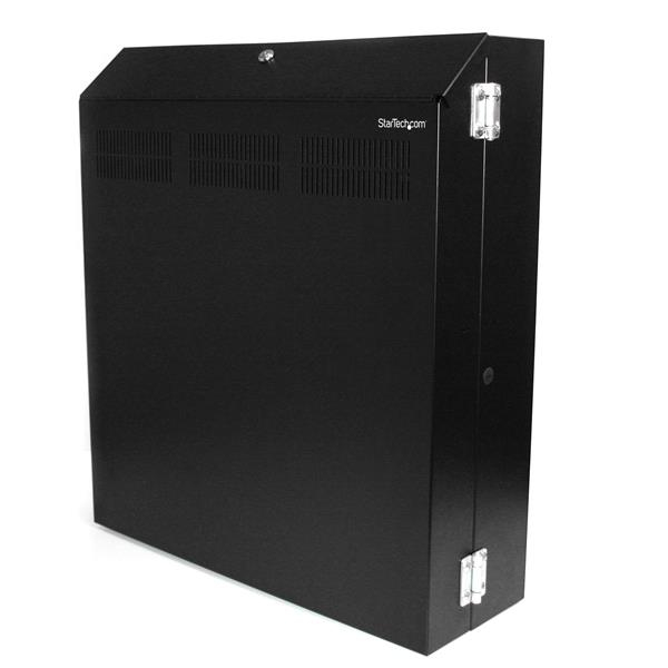 StarTech.com Wall-Mount Server Rack with Dual Fans and Lock - 4U – image 2