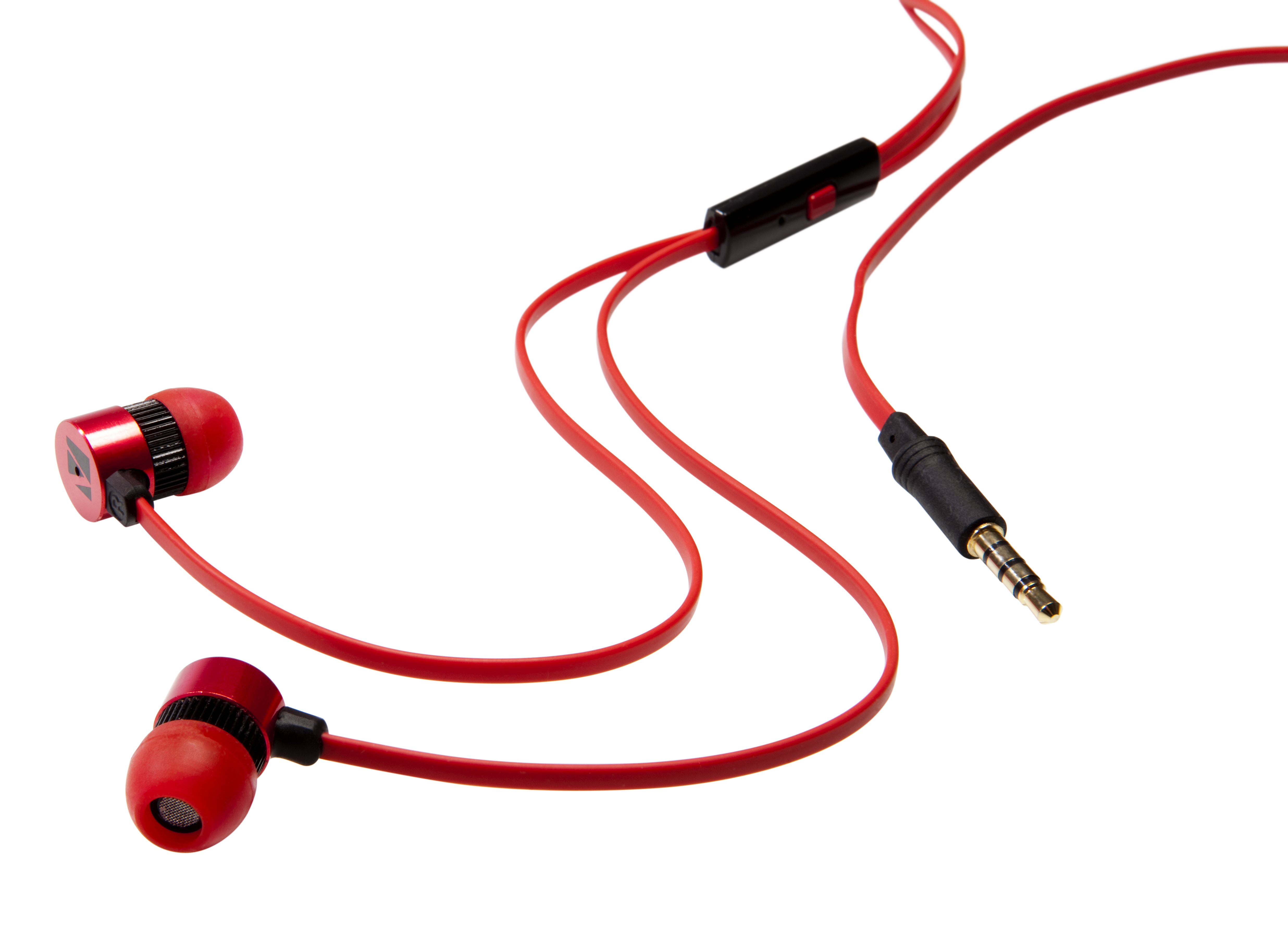 Verbatim Active Earphones with Microphone - Red – image 2