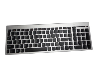 Lenovo 25216259 keyboard Universal RF Wireless Spanish Black, Silver