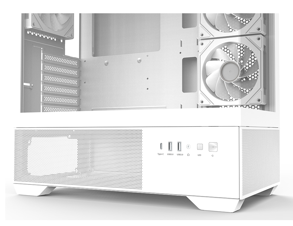 Zalman CHRONIX WHITE Midi Tower image 4