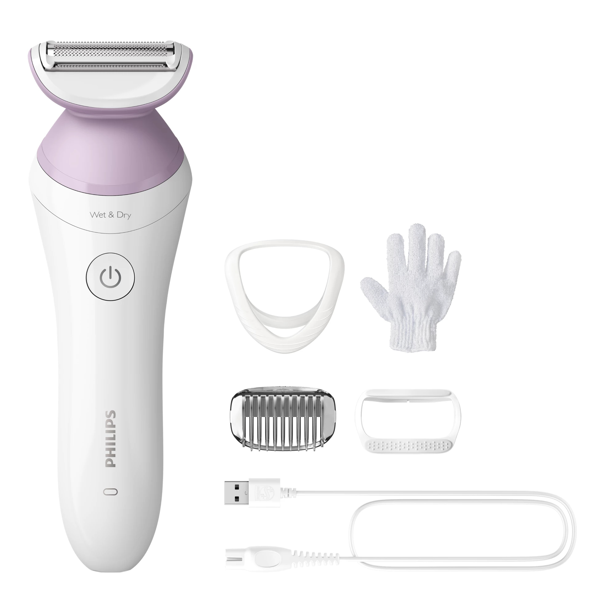 6000 series Lady Shaver Series 6000 BRL136/00 Cordless shaver with Wet and Dry use