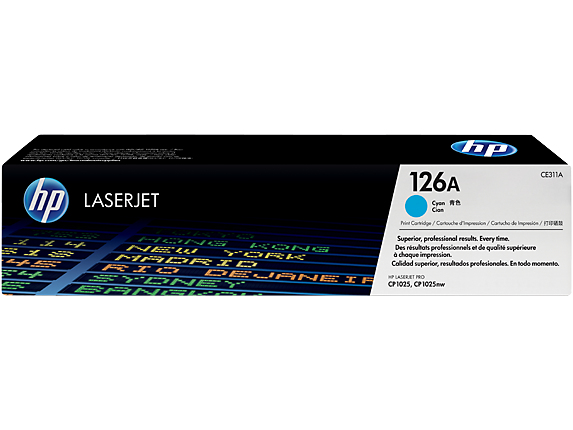 HP 126A toner cartridge 1 pc(s) Original Cyan