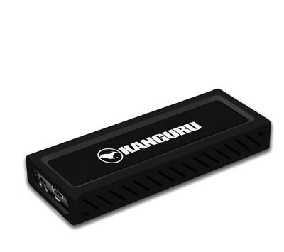 عکس iStorage Kanguru UltraLock Superspeed+ USB-C M.2 NVMe External SSD 4 TB| Secure Portable Solid State Drive |Physical Write Protect Switch| Secure Firmware| TAA Compliant |
