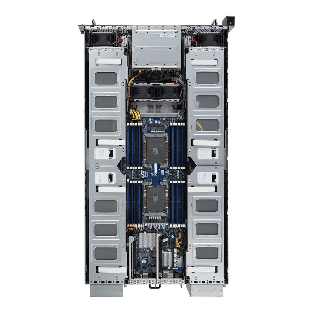 GIGABYTE G291-281 server barebone Intel® C621 LGA 3647 (Socket P) Rack (2U) Black – image 4