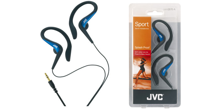 JVC Sport Ear Clip Headphones - HA-EB70A