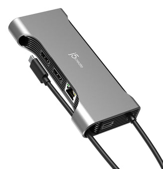 j5create JCD367 USB Type-C Серый