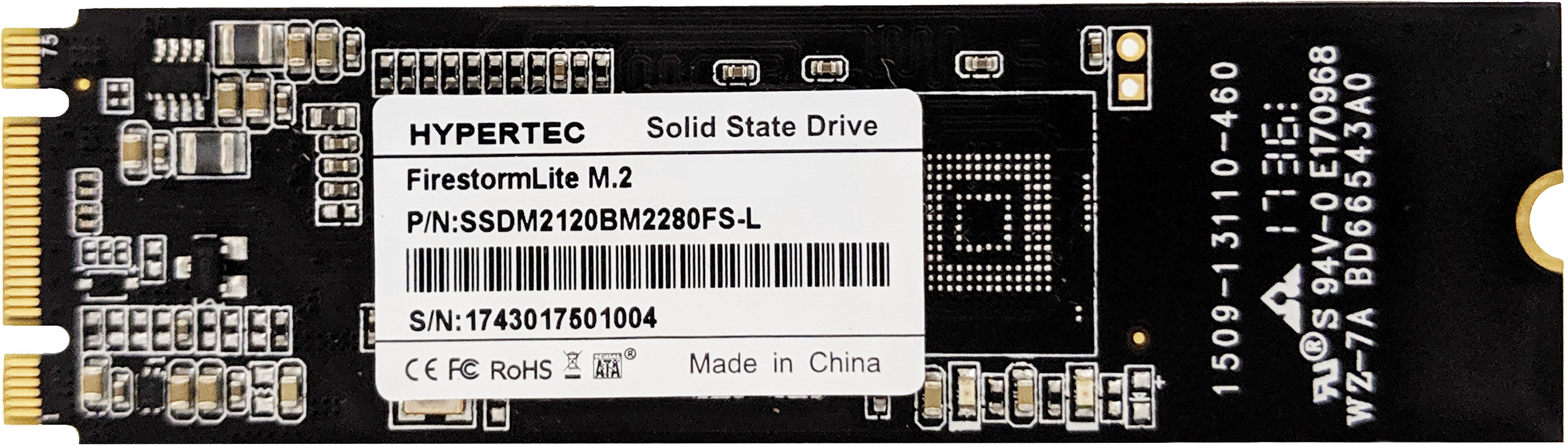 Hypertec FirestormLite 1TB M.2 2280 SATA SSD; 520MB/s read 470MB/s write image 2