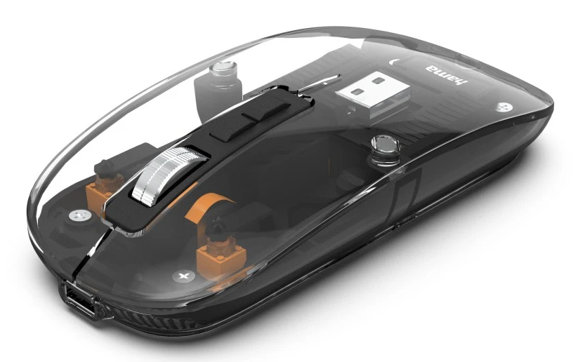 Hama WM-600 mouse Office Ambidextrous RF Wireless + Bluetooth Optical 1600 DPI – image 2