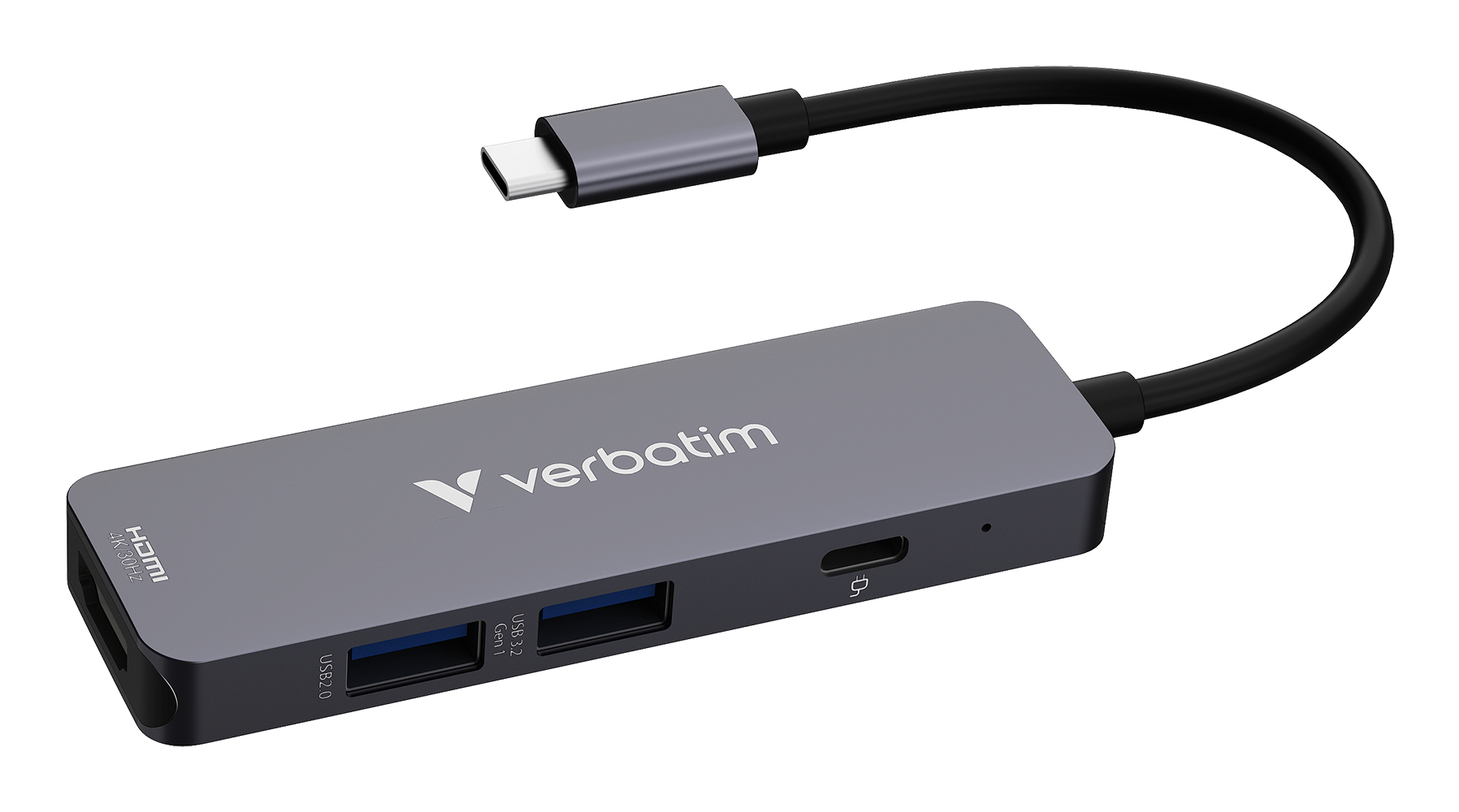 USB-C Verbatim Essentials Multiport HUB 4-Port HUBs