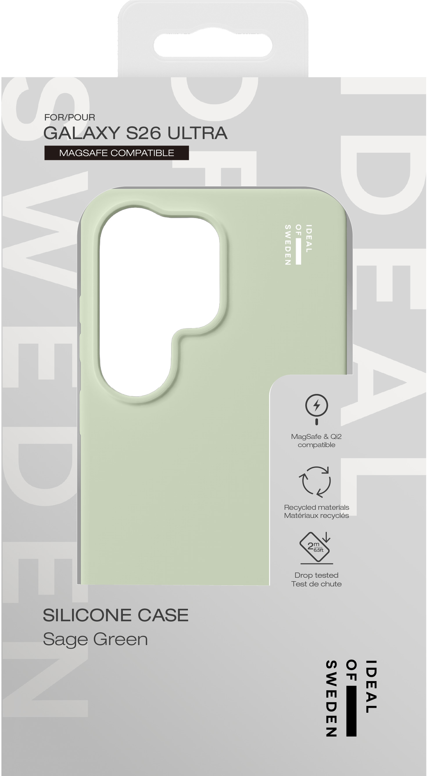 iDeal of Sweden Silicone Case MagSafe Galaxy S26 Ultra Sage Green – image 5