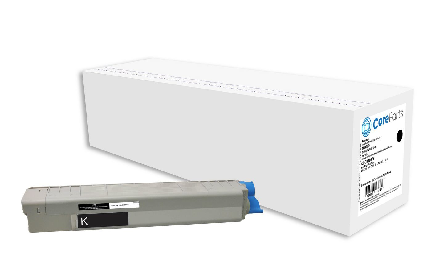 CoreParts Toner Black 44643004