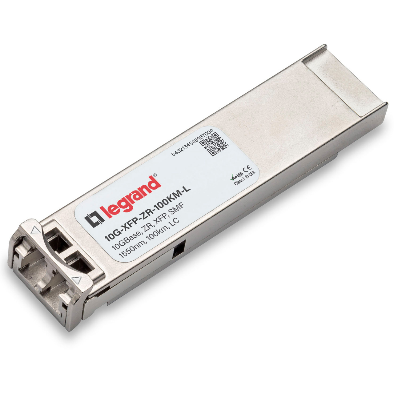 Legrand 10G-XFP-ZR-100KM-L network transceiver module Fiber optic 10000 Mbit/s 1550 nm