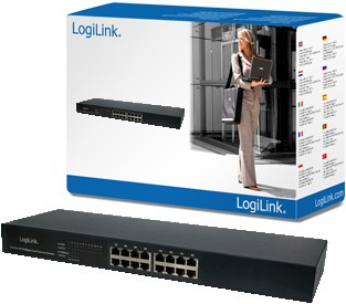 LogiLink 19" 16-Port Switch – image 2