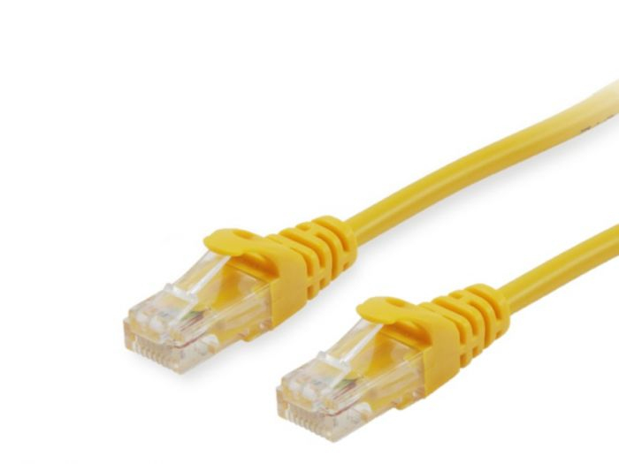 Equip Patchkabel Cat6       U/UTP 2xRJ45  0.15m    gelb  PVC Polybeutel Patchkabel RJ45