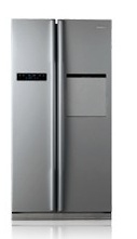 Samsung RS20BRPS side-by-side refrigerator Freestanding Silver