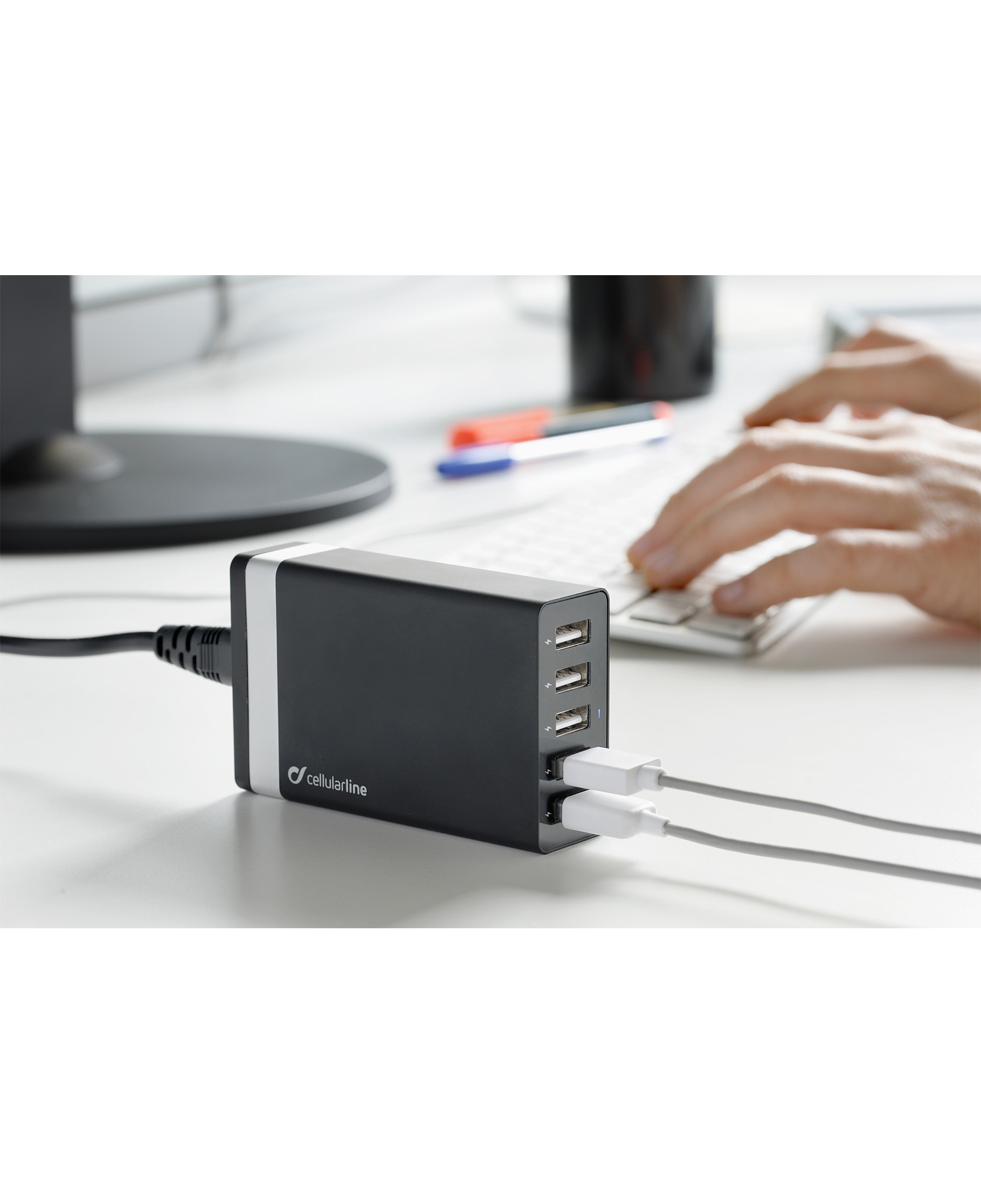 Cellularline USB Energy Station - Fast Charge - iPhone, Samsung, Huawei and other Smartphones and Tablets – image 2