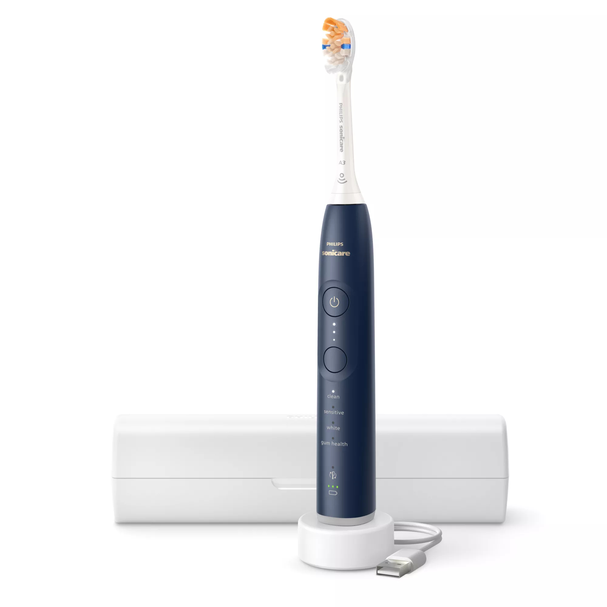Philips HX7428/09 electric toothbrush Adult Sonic toothbrush Navy