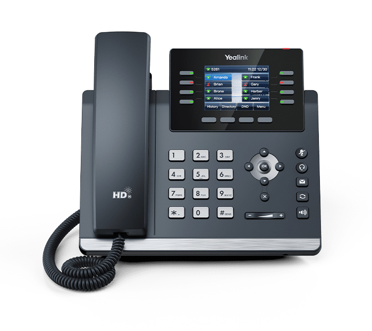 Yealink SIP-T44W 8-Line Gigabit IP Phone with Wi-Fi & Bluetooth 1301213